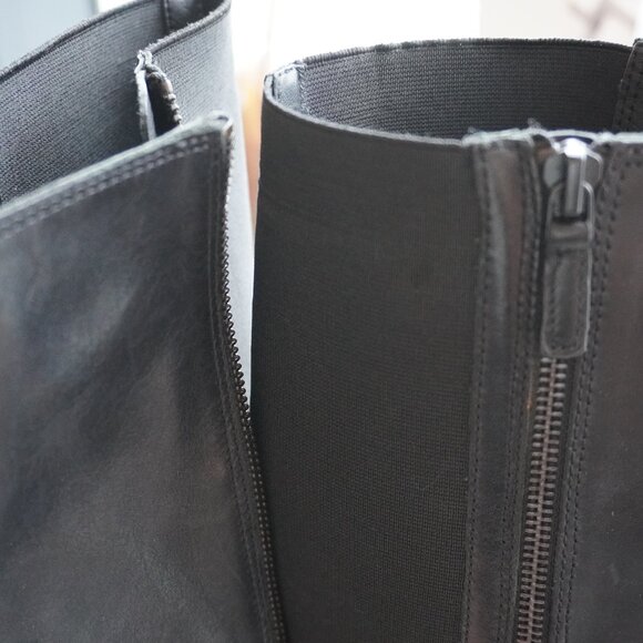 Tahari Black  Ankle Boots – Side Zip – Size 38 - Picture 7 of 14